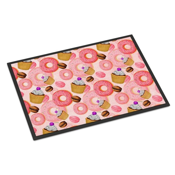 Carolines Treasures Watercolor Sweet Pastries Indoor or Outdoor Mat, 24 x 36 in. BB7562JMAT - main